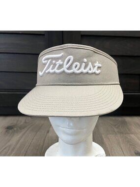 Titleist Tour Performance Visor OSFA Tan Golf FootJoy Pro V1 Adjustable